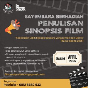 Sayembara Berhadiah Penulisan Sinopsi Film Tema Ardas 2025