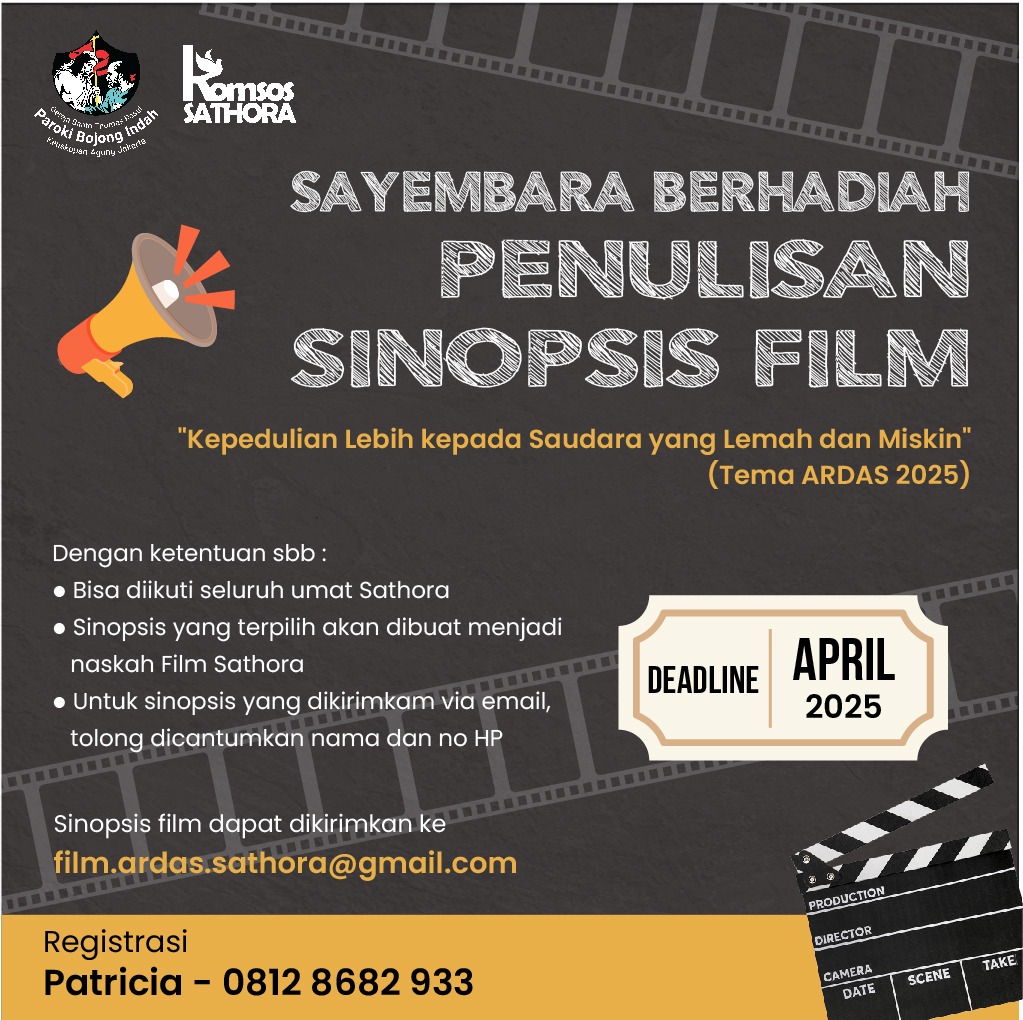 Sayembara Berhadiah Penulisan Sinopsi Film Tema Ardas 2025